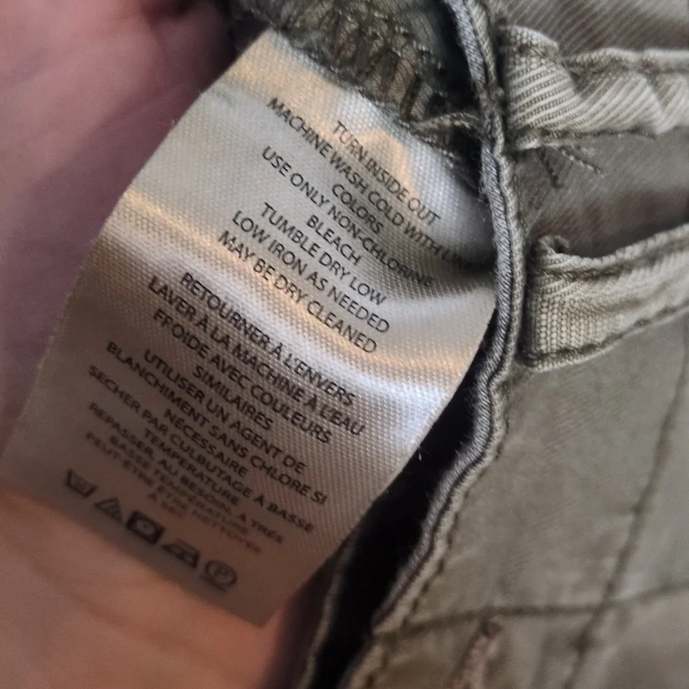 PILCRO Anthropologie Womens Olive Green Waist 29 Petite - Picture 9 of 10